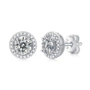 silver hoop earrings