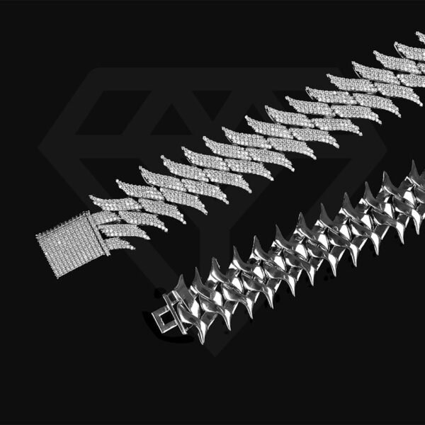 Iced Cuban Link Chain Necklace - Image 2