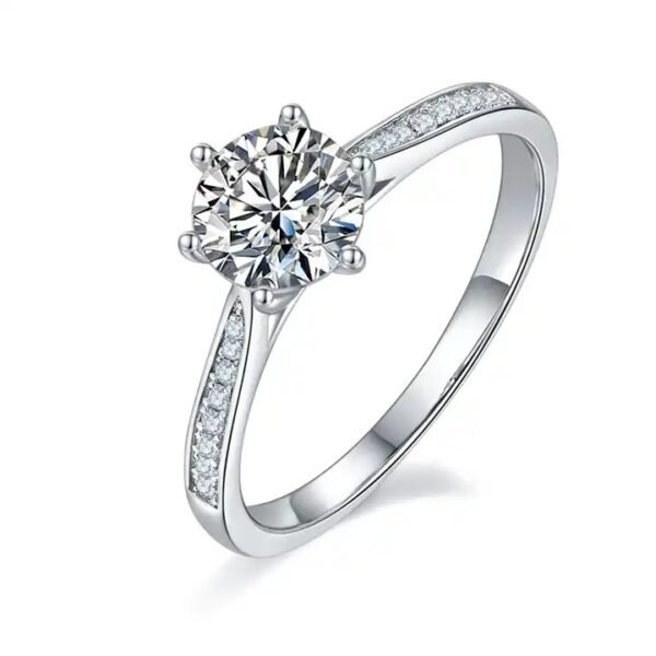 Best Moissanite Rings Jewelry Silver Wholesale