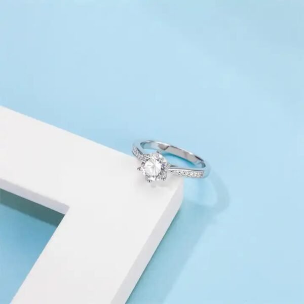 Best Moissanite Rings Jewelry Silver Wholesale - Image 4