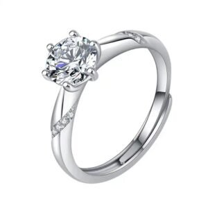 Round Moissanite Ring Customize Wholesale