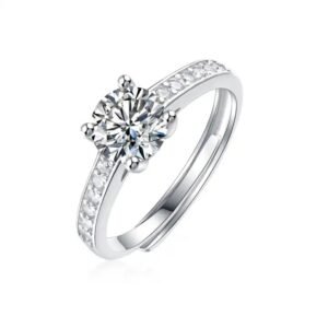 Round Moissanite Ring Jewelry Supplier