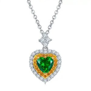 Pendant Necklace Emerald