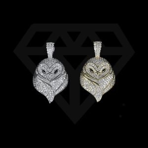 Diamond Pendant Hip-hop Owl Pendant