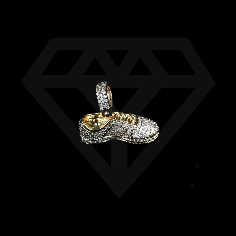 Figaro Chain with Pendants Shoe Pendant Necklace - Image 4