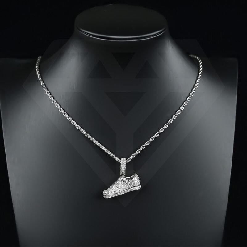 Figaro Chain with Pendants Shoe Pendant Necklace - Image 3
