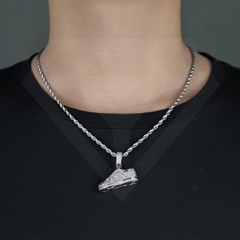 Figaro Chain with Pendants Shoe Pendant Necklace - Image 2