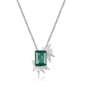 Emerald Pendant Necklace