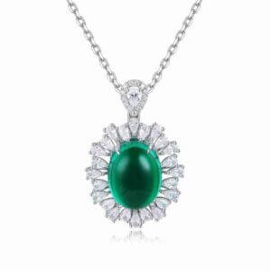 Pendant Emerald Necklace