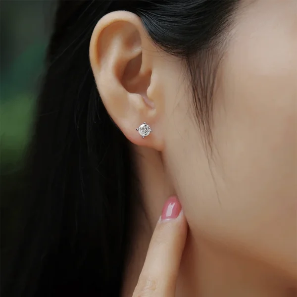 Moissanite Earrings MYZE12853 - Image 6