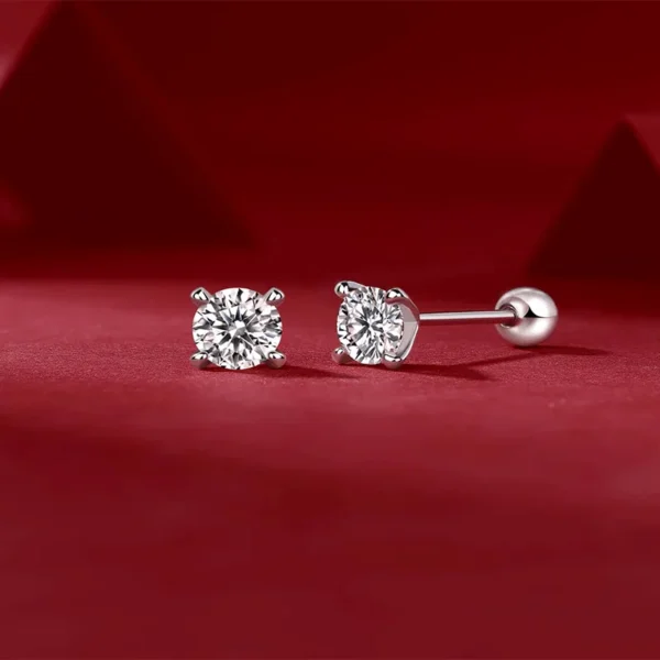 Moissanite Earrings MYZE12853 - Image 3
