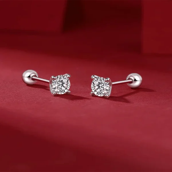 Moissanite Earrings MYZE12853 - Image 4