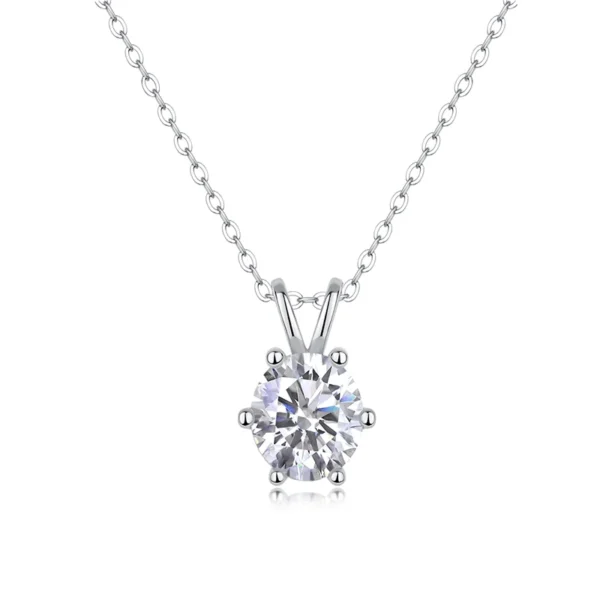S925 Moissanite Pendant Necklace MYZN13117