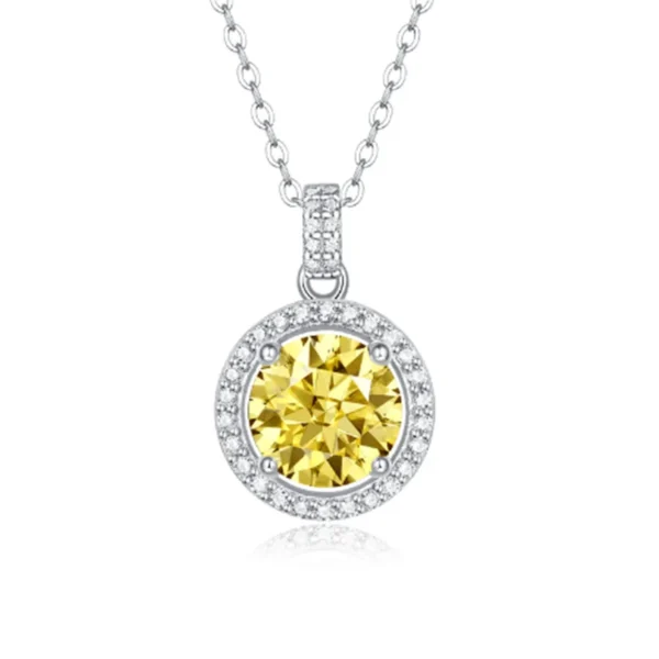 S925 Moissanite Pendant Necklace MYZP9373-65y