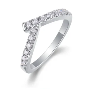 S925 Moissanite Ring Luxury Jewelry 925 Sterling Silver Tennis Ring VVS Moissanite GRA Certified Wedding Band and Engagement Rings R230913210
