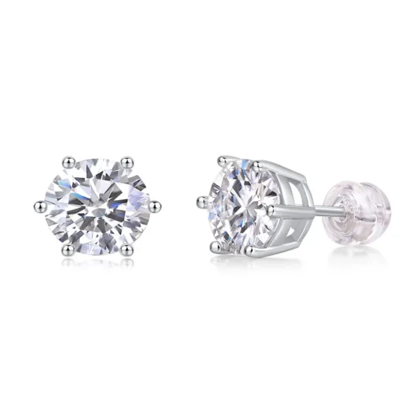 Moissanite Earrings SE13176-50