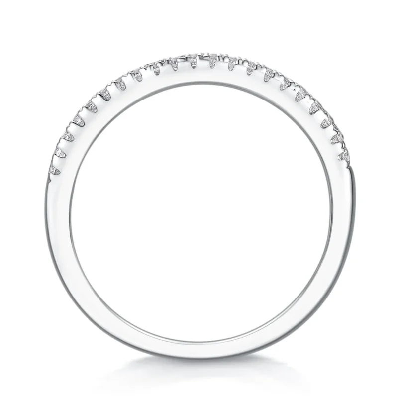 Shining Ring 925 Sterling Silver Wrap Rings for Women Baguette Rings Platinum Moissanite S925 MYR13694 - Image 6