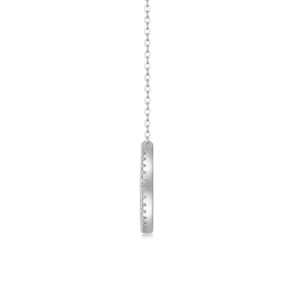 Pendant Fashion Short Necklace Accessories Gift Source in Stock Wholesale S925 Silver Moissanite Reciprocating MYN13249 - Image 2