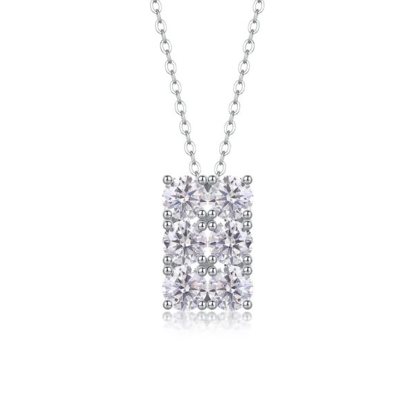 Timeless 0.5CT Moissanite Necklace Hypoallergenic and Durable in S925 Sterling Silver Fashion Wedding Daliy Jewelry Wholesale - MYP13610-5.0