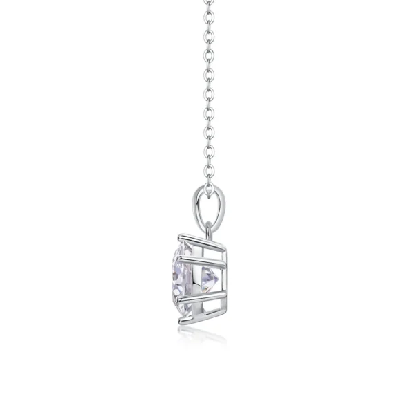 Statement 3CT Moissanite Necklace in S925 Sterling Silver - MYP11448-9.0 - Image 4