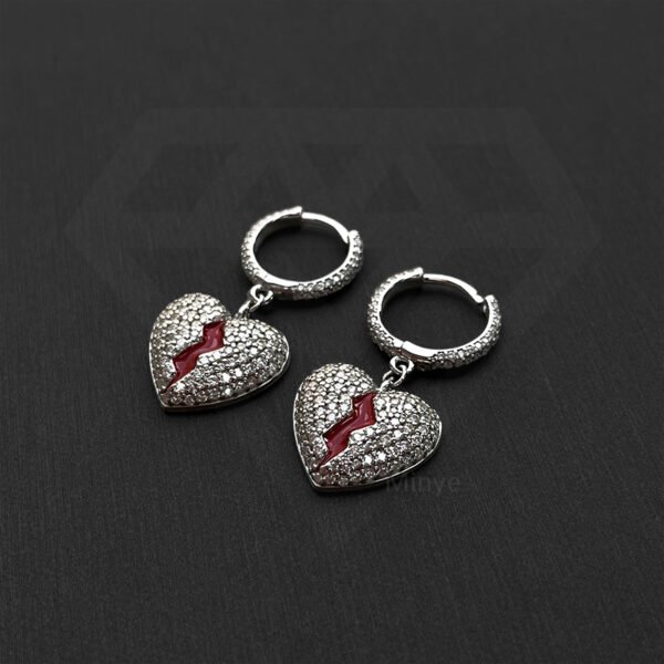 S925 Silver Heart Earrings